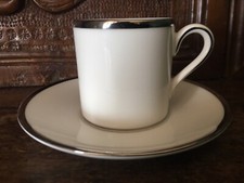 Wedgwood sterling coffee cup tazza caffè con piattino campionario