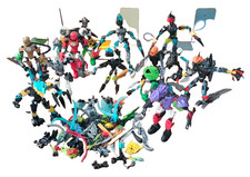 Lego Bionicle Hero Factory Lotto 12 Personaggi Action Figures ed Accessori