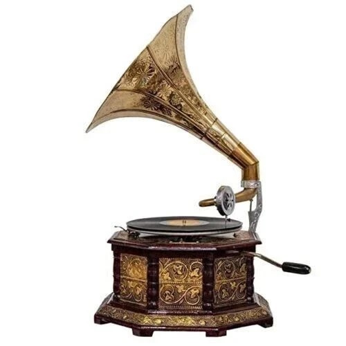 Grammofono hmv vintage - grammofono,