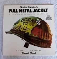  Stanley Kubrick's Full Metal Jacket  Soundtrack- 1987 WB Records- EX/EX