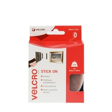 Fissaggi in velcro stick su nastro 20 mm x 2,5 m bianco 602146