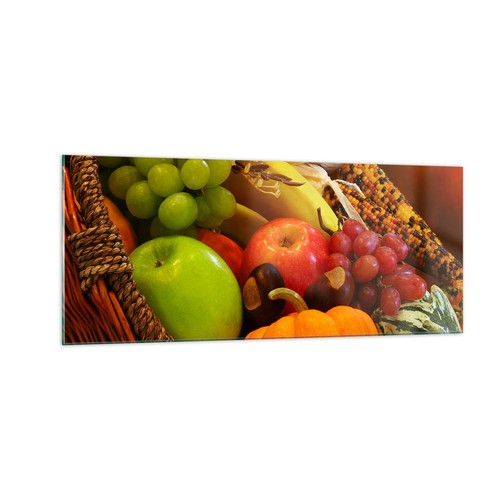 Quadro vetro 100x40cm cesto - quadro,