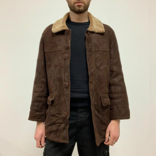 Giacca cappotto shearling