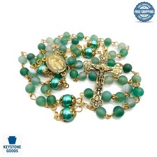 Collana Rosario Perla Verde