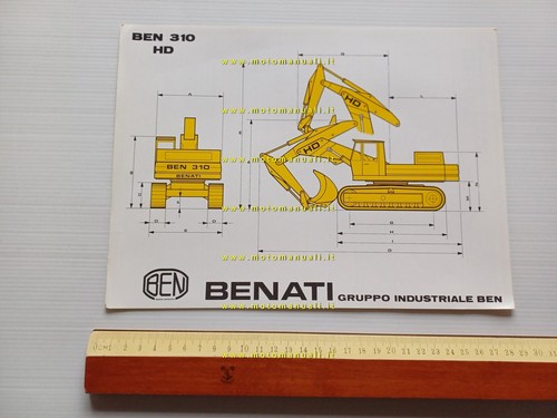 Benati ben 310 - hd, escavatore
