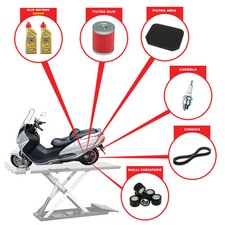 KIT TAGLIANDO [MOTORE+TRASMISSIONE] - SUZUKI AN BURGMAN 400 (1998-2002)