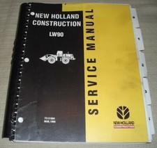 Manuale Di Riparazione E Servizio Per Pala Gommata NEW HOLLAND LW90