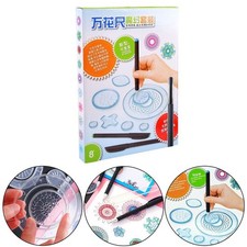 Bellissimi disegni complicati spirografo disegno stencil spirale righello set