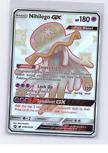 Nihilego sv62 sv94 shiny gx - nihilego,