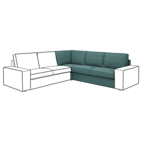 Ikea kivik corner section - ikea,