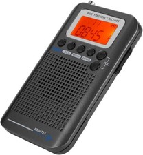Radio Vhf Airband, ricevitore banda aeronautica portatile completo Vhf Uhf scanner radio AB