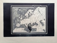 Cartella OMAGGIO A PICASSO 1972 - 2 acqueforti: PAOLO GUIOTTO, G. DE MICHELI