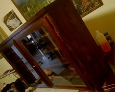 Vetrinetta in stile vecchio con rete