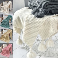 Coperta Divano Maglia Morbida