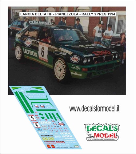 Decals lancia delta hf - 1:43,