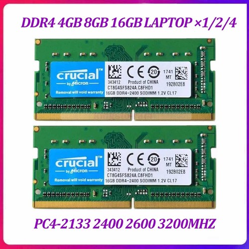 Crucial 8gb 16gb ddr4 2133 - crucial,