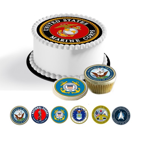 Cake topper militare immagine