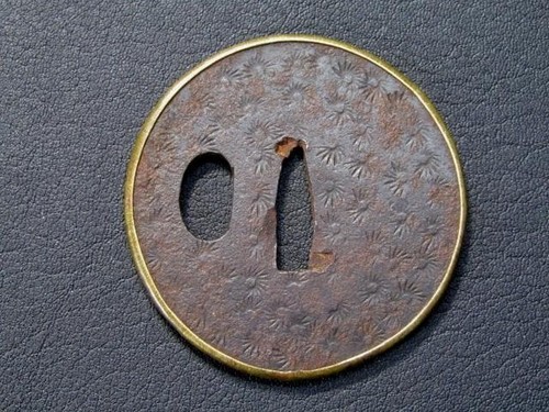 Tsuba iron fuchi rim - tsuba,