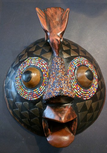 Antica maschera legno - ,