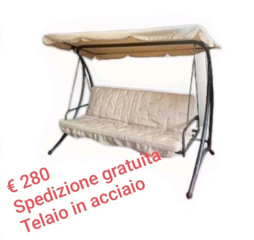 Dondolo acciaio con - acciaio,