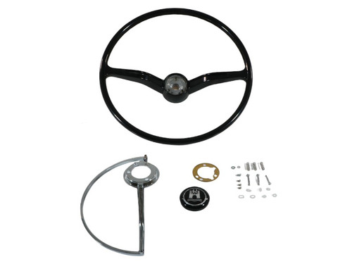 Volante nero con anello
