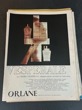Pubblicità d'epoca originale stampa pubblicitaria pagina intera Vesperale Orlane