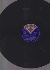 disco 78 giri TELEFUNKEN ungarische rhapsodie n.6 FRANZ LISZT