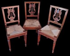 TRE SEDIE ORIGINALI D'EPOCA '800 DI OTTIMA LAVORAZIONE