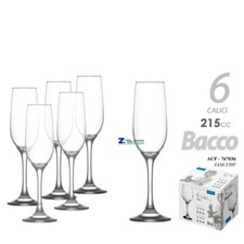 SET 6 BICCHIERI CALICE FLUTE