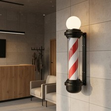 Palo barbiere rotante led - da,