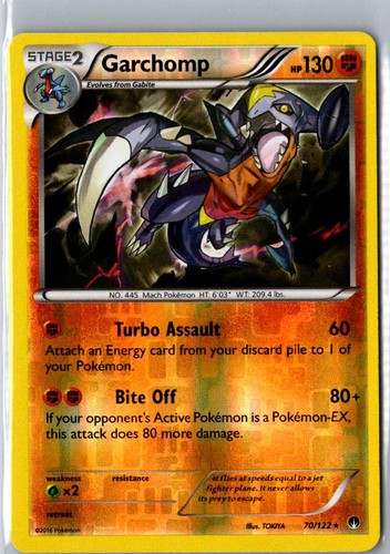 Garchomp 122 holo - garchomp, 70/122