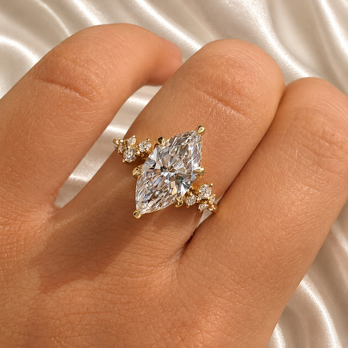 Anello fidanzamento oro - di,