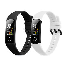 kwmobile 2x Cinturino TPU Silicone Fibbia Compatibile con HONOR Band 5 / Band 4