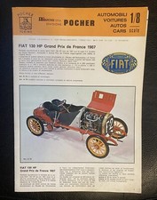 Vintage Pocher Automobile Model Car Catalog Brochure Fiat Alfa Romeo Rolls Royce