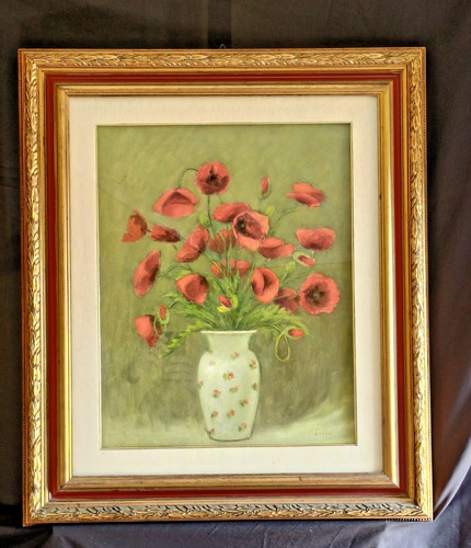 Quadro olio tela vaso di - quadro,