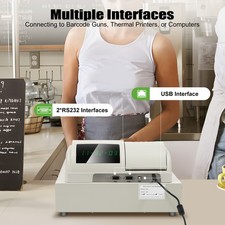 Registratore di cassa elettronico Pos con cassetto attrezzatura finanziaria