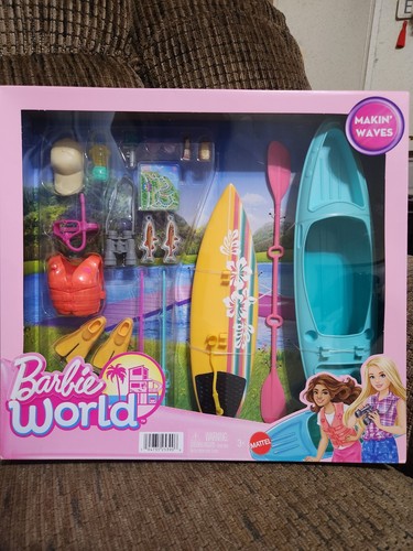 Barbie world kayak surf - world,