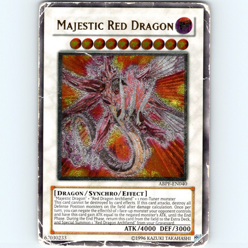Yugioh maestoso drago rosso - yugioh,