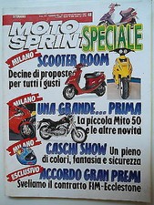 MOTO SPRINT   n.48   27nov/3dic   1991  Scooter Boom-Caschi Show     [SR]