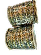 Nastri pacchi regali blu oro glitter nastro 10 mm natalizi Natale fioraio 5 mt