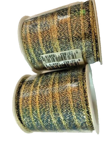 Nastri pacchi regali - blu, oro