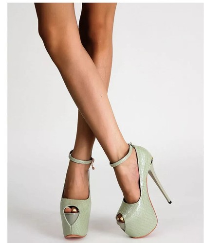 Decolte scarpe donna verde