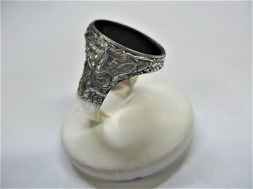 Anello fascia uomo - anello, ovale