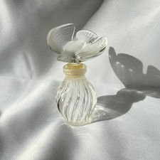 Bottiglia profumo Lalique Nina Ricci L'air du Temps Colomba Crystal France vuota