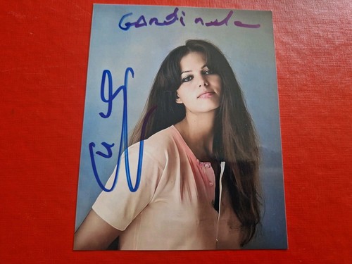 Claudia cardinale autografo - claudia,