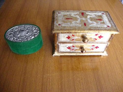 Mini cassettiera decorato - n°1,