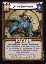 Miya Yuritogen - Fire & Shadow - Legend of the Five Rings CCG
