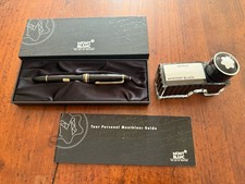 Penna MONTBLANC Meisterstuck Pennino F Con Boccetta Inchiostro