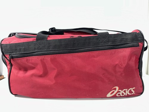 Borsone vintage maroon asics - borsone,
