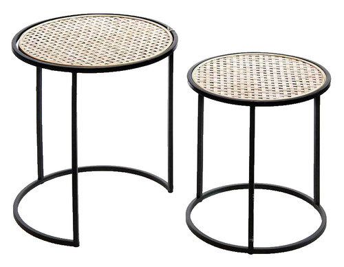 Set tavolini tavolo metallo - set,